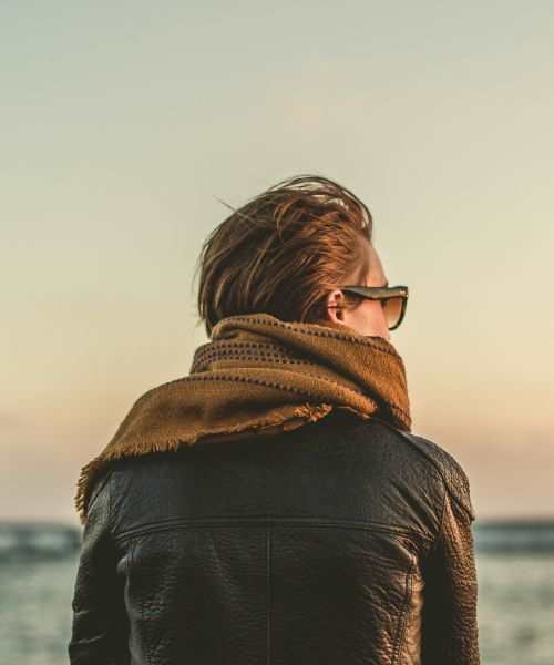 Quiet day at the beach. Cold, but beautiful